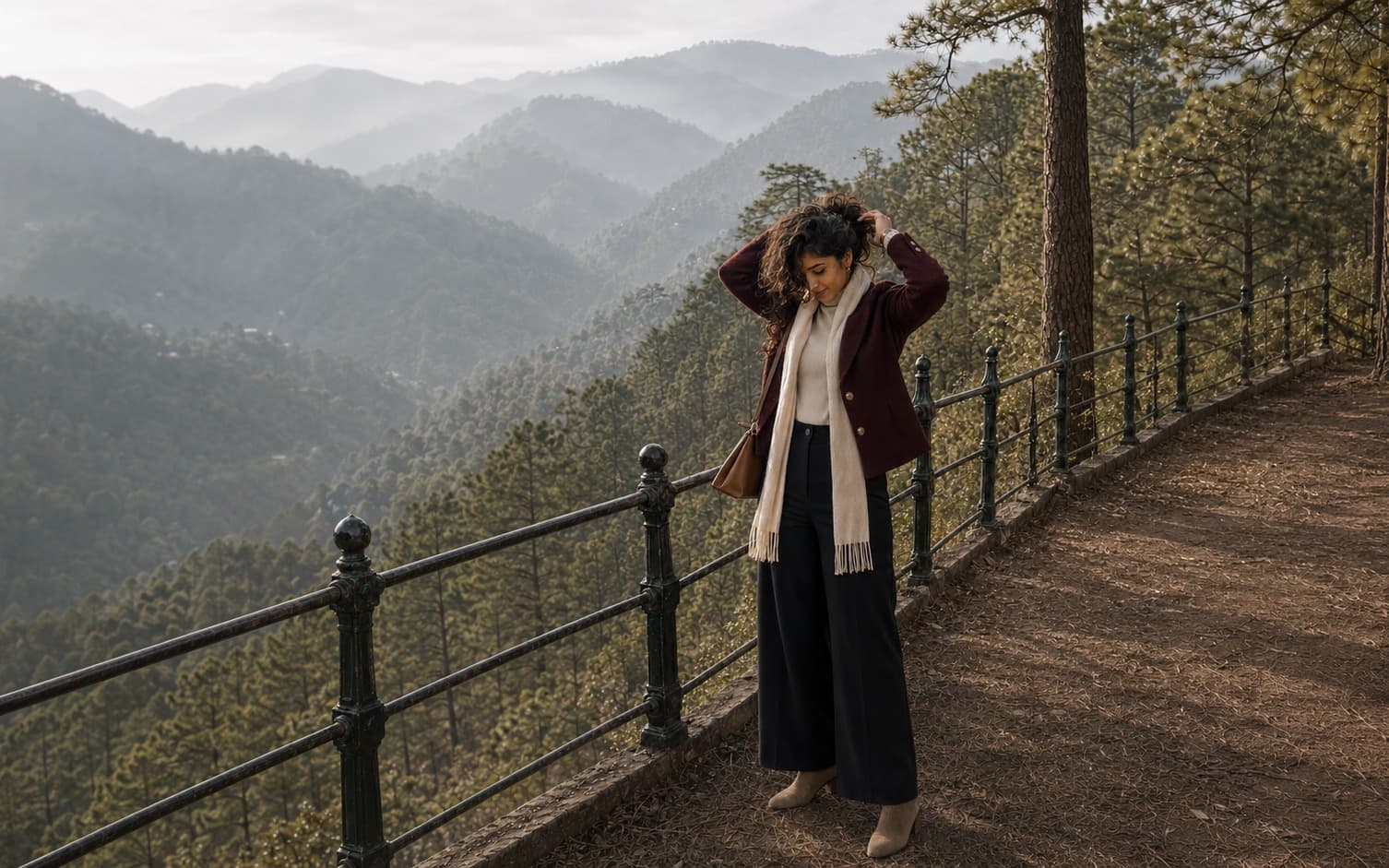 A view from Kasauli, Himachal Pradesh