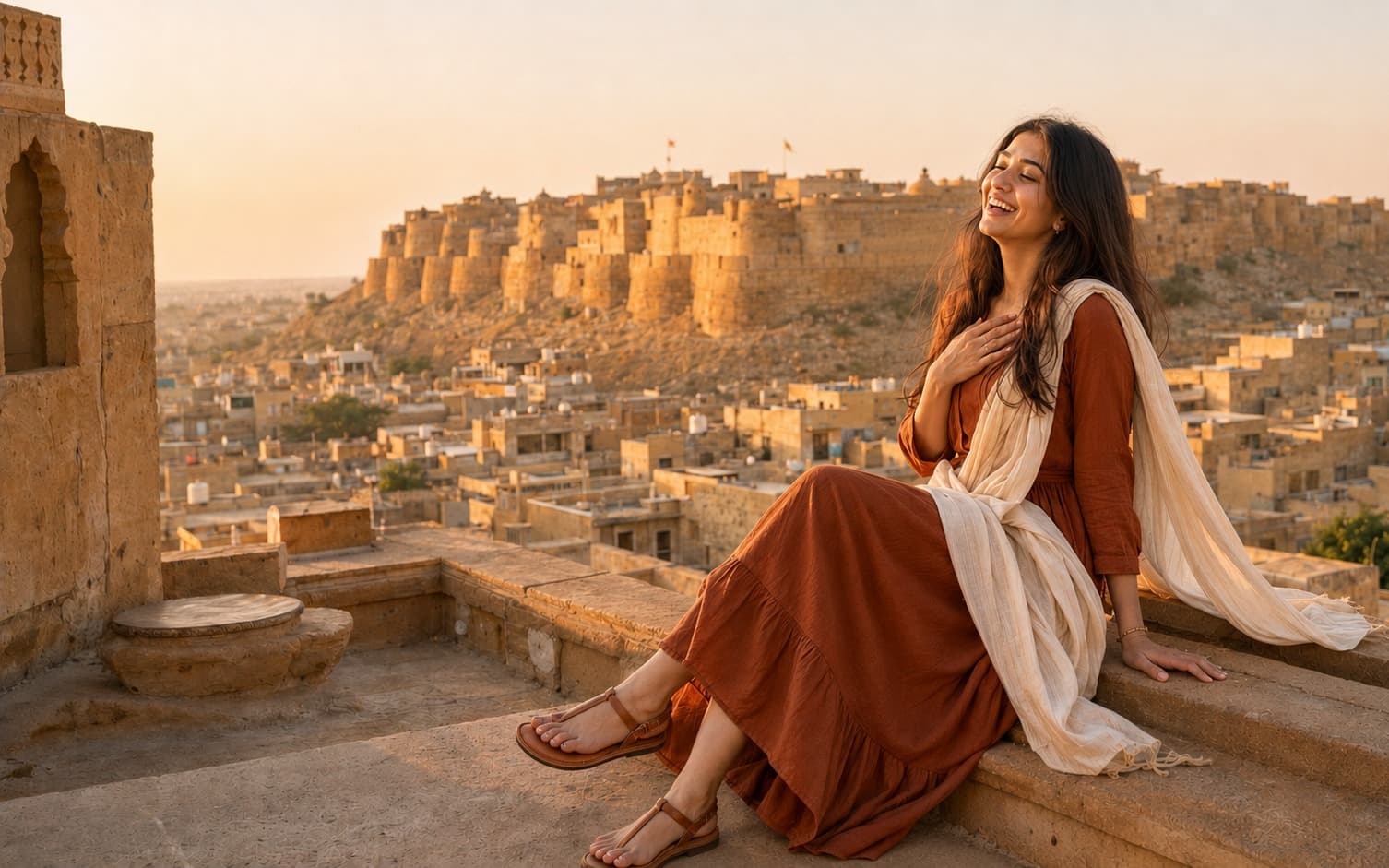A view from Jaisalmer, Rajasthan